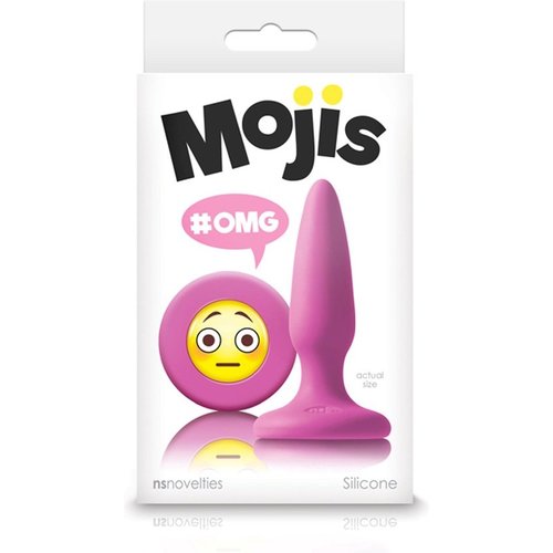 NSnovelties Siliconen Buttplug met Emoji Stop OMG Small