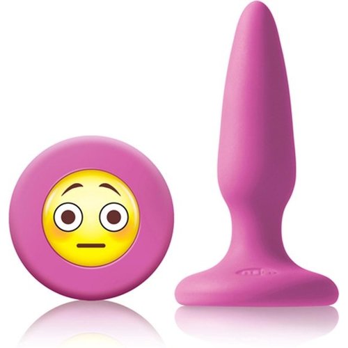 NSnovelties Siliconen Buttplug met Emoji Stop OMG Small