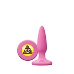 NSnovelties Siliconen Buttplug met Emoji Stop Drol Small