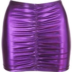 Cottelli Collection Party Metallic Mini Rok met Opvallende Kleur