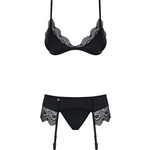 Obsessive Jarretel Lingerie Set van Kant L/XL