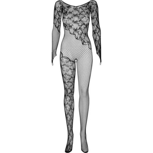 Obsessive Open Body Stocking met Aangehechte Kousen XL/2XL