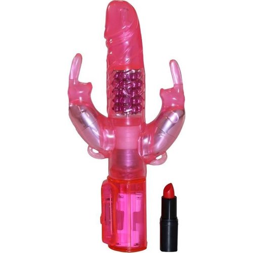 Seven Creations Vibrator met Dubbelzijdige Rabbit Stimulatie