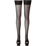 Cottelli Collection Stockings & Hosiery Stay Up Kousen met Glitters