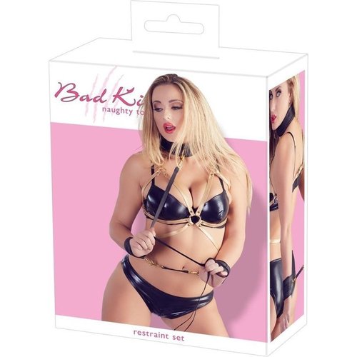 Bad Kitty Opwindende Bondage Halsband Set