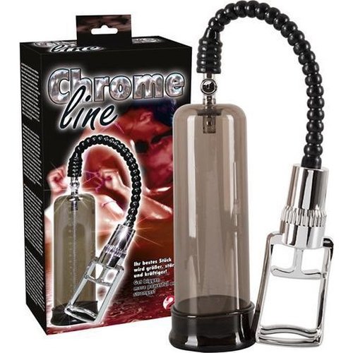 You2Toys Chrome Line Penispomp met Trekker