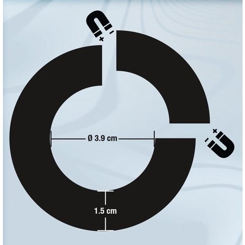 Fetish Collection Magnetische Balzak Ring Stretcher RVS