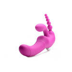 XR Brands REGAL Triple G Siliconen Strapless Voorbind Dildo