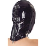 Late X Latex Hoofdmasker met Rode Lippen