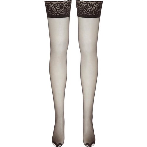 Cottelli Collection Stockings & Hosiery Hold Up Kousen met Open Tenen