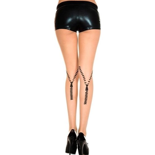 Music legs Trendy Panty met Ritsprint