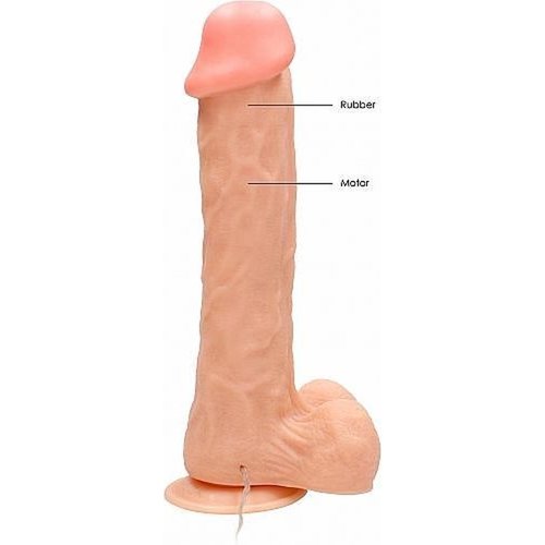 RealRock Vibrerende Realistische Dildo met Balzak Large