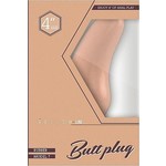 Bottom Line Rubberen Buttplug Licht Gebogen Medium