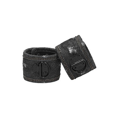 Denim Enkelboeien met Schakels