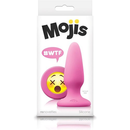 NSnovelties Siliconen Buttplug met Emoji Stop WTF Medium