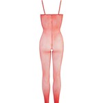 Mandy Mystery Lingerie Uitdagende Open Kruis Visnet Catsuit