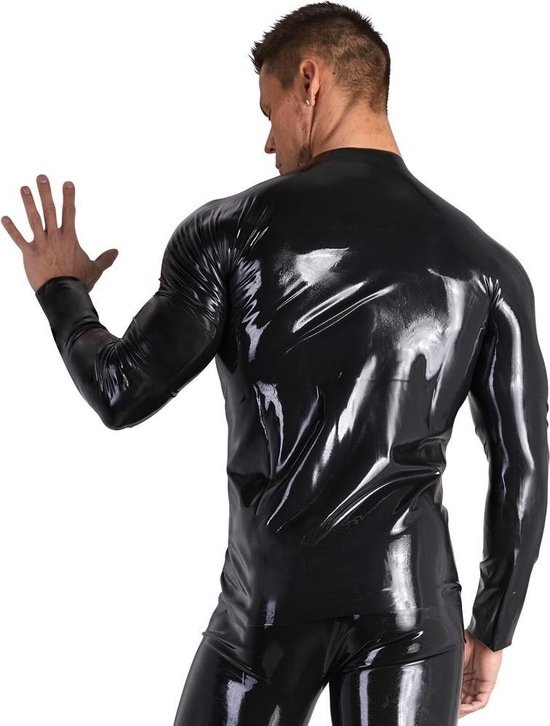 Latex Bodysuit voor Mannen met Mouwen XL - Vibies.nl | Seksspeeltjes morgen je thuis bezorgd anoniem.