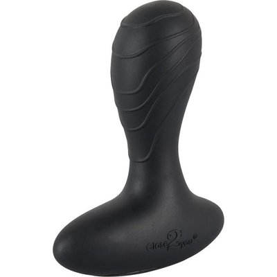 Waterdichte Vibro Anaalplug Geribbeld