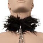 Bad Kitty Pluche Halsband met Polsboeien Klittenband Sluiting