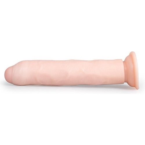 RealRock Realistische XXL Zuignap Dildo met Voorhuid