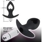 Black Velvets Vibrerende Holle Buttplug met Vorm