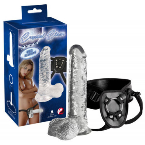 You2Toys Chrystal Clear Voorbind Dildo met Zuignap