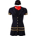 Cottelli Collection Costumes Spannende Stewardess Mini Jurk XS