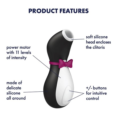 Satisfyer Satisfyer Pro Penguin met Ultrawand Mini Massager Wand Combinatie Voordeel Set
