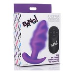 Bang! Vibrerende Siliconen Swirl Buttplug