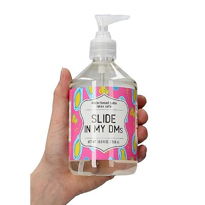 Waterbased Lube SLIDE IN MY DMs 500 m