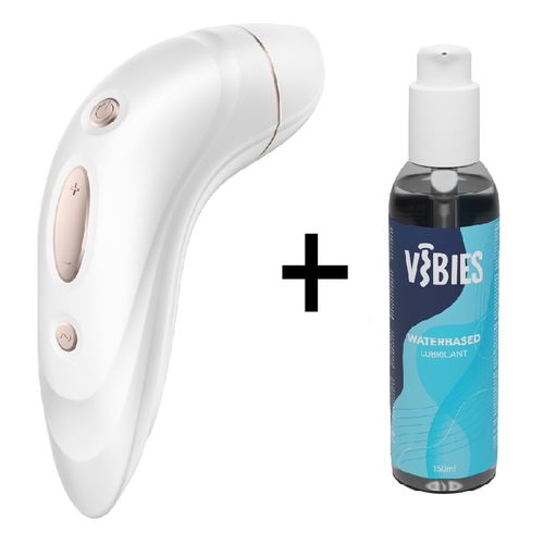 Satisfyer Satisfyer Pro 1 Plus met Vibies Glijmiddel Actiepakket