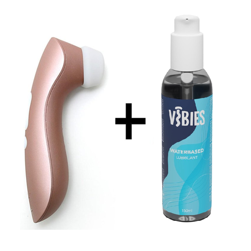 Satisfyer Satisfyer Pro 2 Plus met Vibies Glijmiddel Actiepakket