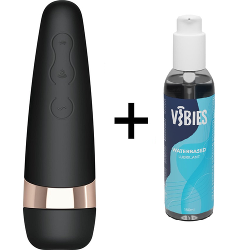 Satisfyer Satisfyer Pro 3 Plus met Vibies Glijmiddel Actiepakket