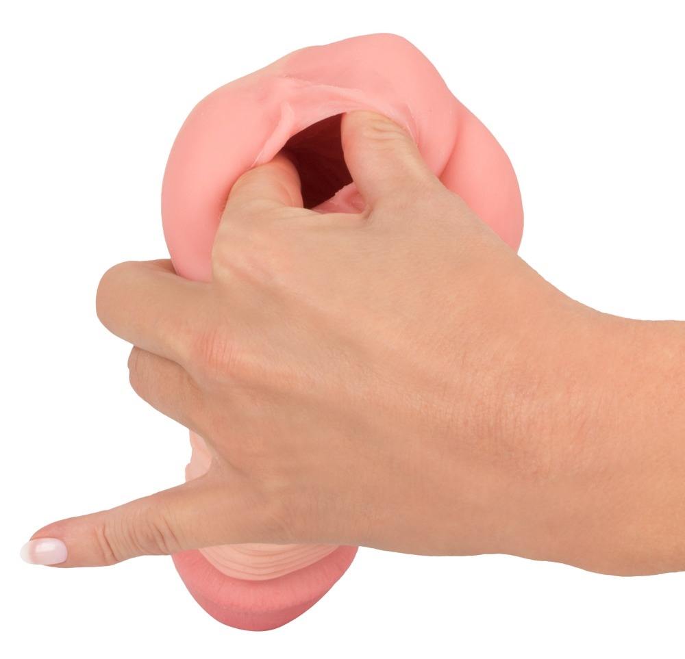 2 in 1 Realistische Penis Sleeve met Vagina Masturbator