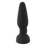 Black Velvets Kloppende Buttplug met Vibratie en Dubbele Motor