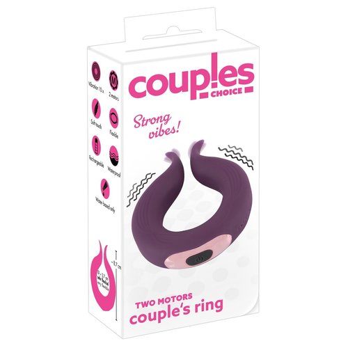 Couples Choice Trendy Cockring Koppelgebruik Krachtig en Flexibel