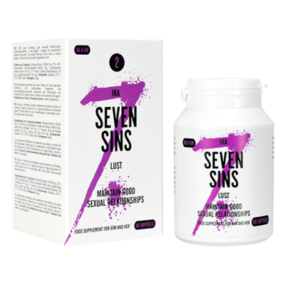 Seven Sins Lust Libido Supplement 60 st