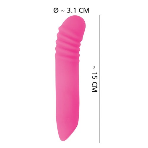 You2Toys Lichtgevende G-spot Vibrator Geribbeld Oplaadbaar