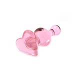 Kiotos Glass Heart Love Glazen Buttplug  Medium