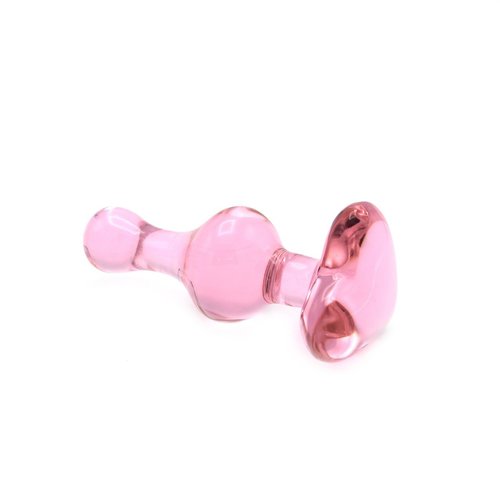 Kiotos Glass Heart Love Glazen Buttplug  Medium