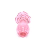 Kiotos Glass Glazen Buttplug met Roosje Large