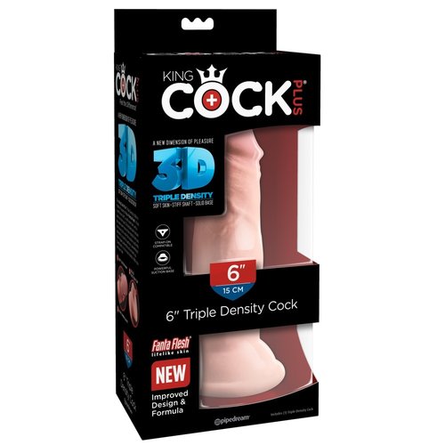 King Cock Triple Density Realistische Dildo Recht Ontwerp