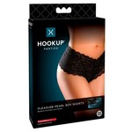 Hookup Stimulerende Parel Short met Kanten Afwerking S-L