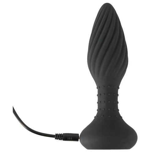 ANOS ANOS Vibrerende Buttplug Luxe Geribbeld