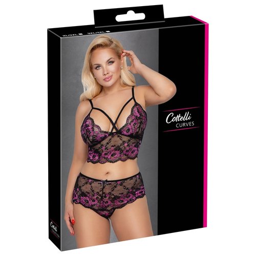 Cottelli Curves Prachtige Kanten Curvy Lingerie Set