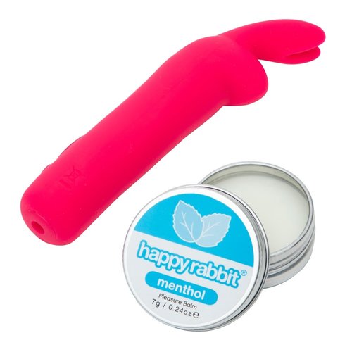 Love Honey Happy Rabbit Mini Vibrator met Menthol Gel