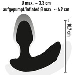 You2Toys Opblaasbare Buttplug met Stimulerende Vibraties