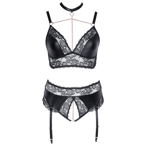 Cottelli Curves Curvy Bondage Beha Lingerie Set