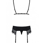 Obsessive Moketta Jarretel Lingerie Set