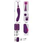 JAVIDA Javida 2 in 1 Pulserende Vibrator